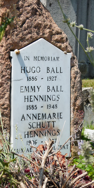Gentilino, Hugo Ball schrieb die erste Biografie von Hermann Hesse., Foto: Bernhad Graf